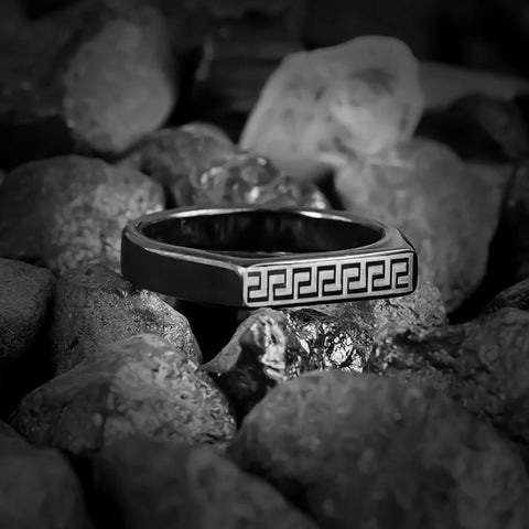 Black Versace Ring