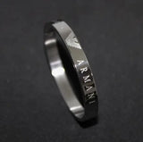 Black Armani Bracelet